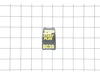 MODEL LABEL (CS30) – Part Number: 985162001