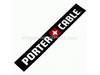 LABEL LOGO PORTER-CABLE PC KB – Part Number: 1000003143