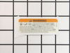 LABEL, WARNING – Part Number: 180296