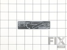 BELT TENSION LABEL – Part Number: 5140087-62