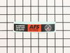 LABEL, WARNING GUARD NA – Part Number: 90562021