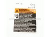 LABEL – Part Number: LA-3164
