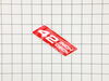 LBL-42-INCH DECK RED – Part Number: 777D19307