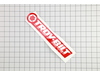 LBL-TROY BILT LOG – Part Number: 777D21191