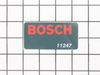 MANUFACTURERS NAMEPLATE – Part Number: 1611110C59