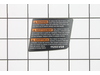 LABEL – Part Number: 1611110Y43