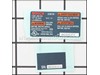 NAMEPLATE – Part Number: 2609130992