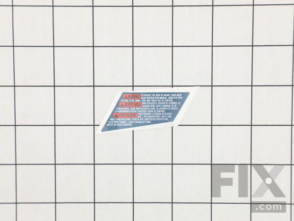 19510197-1-M-Bosch Tool-2609136300-WARNING PLATE