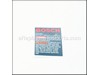 LABEL – Part Number: 2610955165