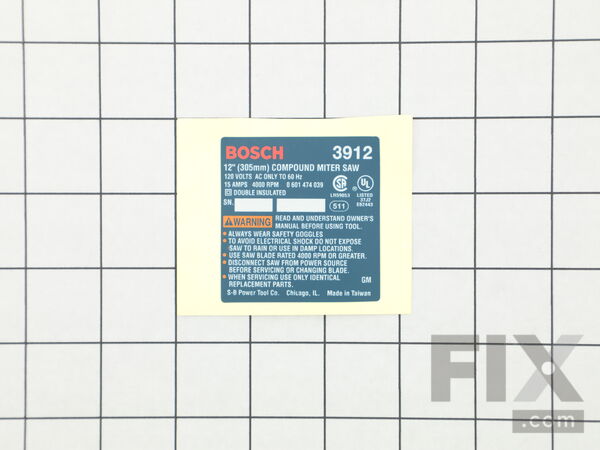 19513845-1-M-Bosch Tool-2610994137-REFERENCE PLATE