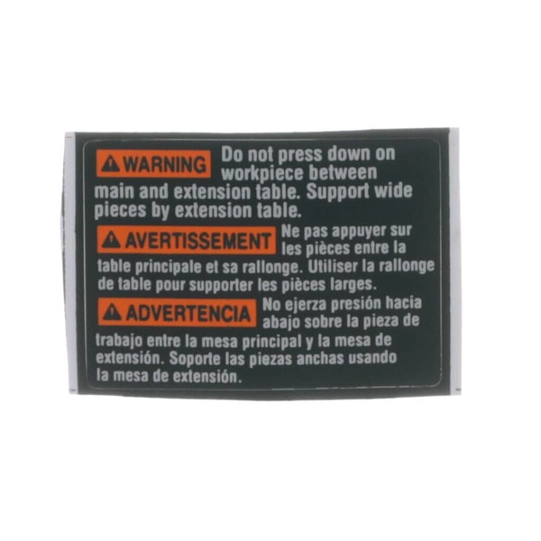 19514030-1-M-Bosch Tool-2610997810-WARNING PLATE
