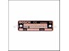 NAMEPLATE – Part Number: 3601100001