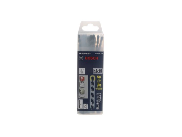 19519371-1-M-Bosch Tool-HCBG04B25T-BLUE GRANITE TURBO HAMMER DRIL