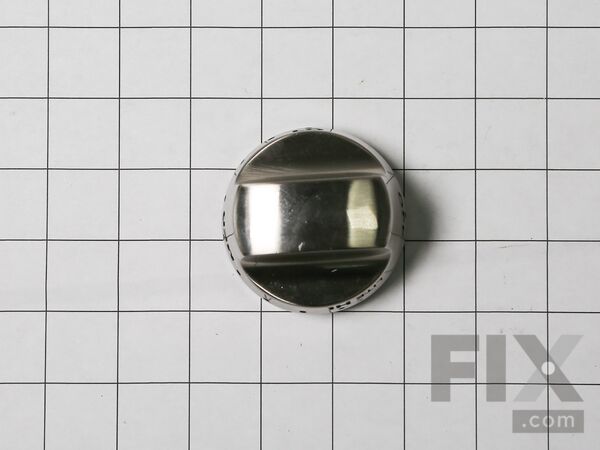 1960284-1-M-Whirlpool-W10128753-Grill Knob - Stainless