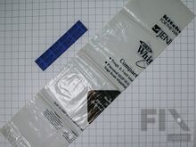 15 Inch White Plastic Compactor Bags - 60 Pack – Part Number: W10165294RB