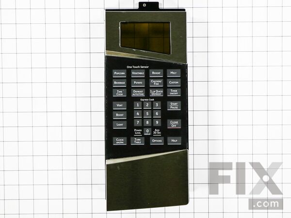 1993844-1-M-GE-WB07X11128-Control Panel with Touchpad - Stainless/Black
