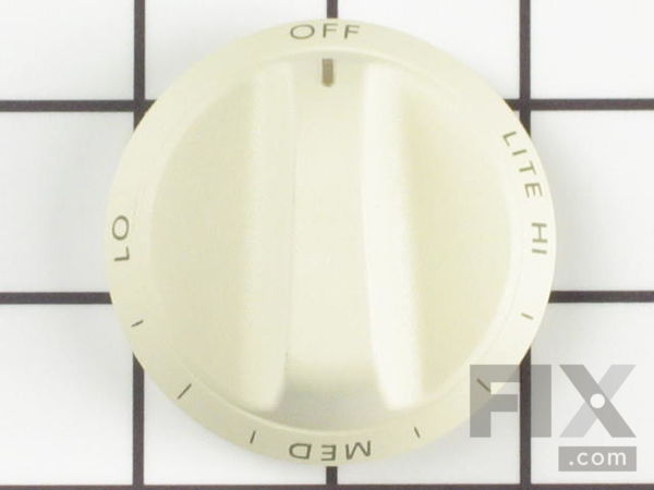 2033885-1-M-Whirlpool-31905403L-Top Burner Knob - Almond