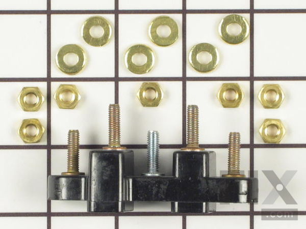2040688-1-M-Whirlpool-400008-Terminal Block with Nuts and Washers