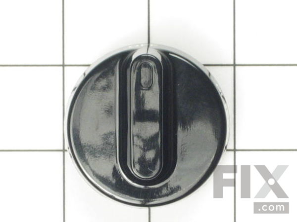 2091873-1-M-Whirlpool-7733P038-60-Surface Burner Knob -  Black/Chrome