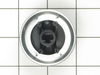 2091873-2-S-Whirlpool-7733P038-60-Surface Burner Knob -  Black/Chrome