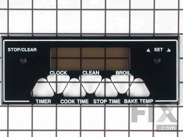 2092016-1-M-Whirlpool-7740P030-60-Clock Trim Bezel - Black