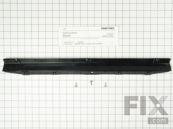 2097159-1-M-Whirlpool-902889-Top Flange with Screws - Black