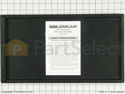 2103957-1-M-Whirlpool-A302-Non-Stick Griddle for Electric Elements