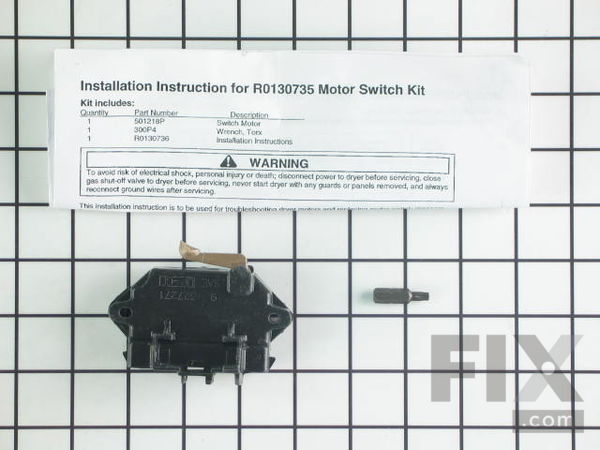 2166310-1-M-Whirlpool-R0130735-Motor Switch Kit