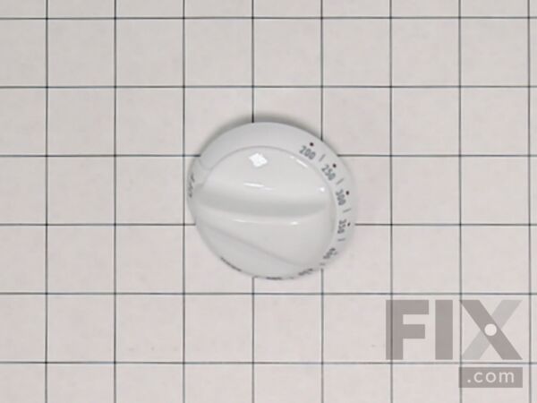 225985-1-M-GE-WB03K10036        -Thermostat Knob - White