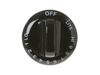 KNOB VALVE GAS (BLACK) – Part Number: WB03T10168