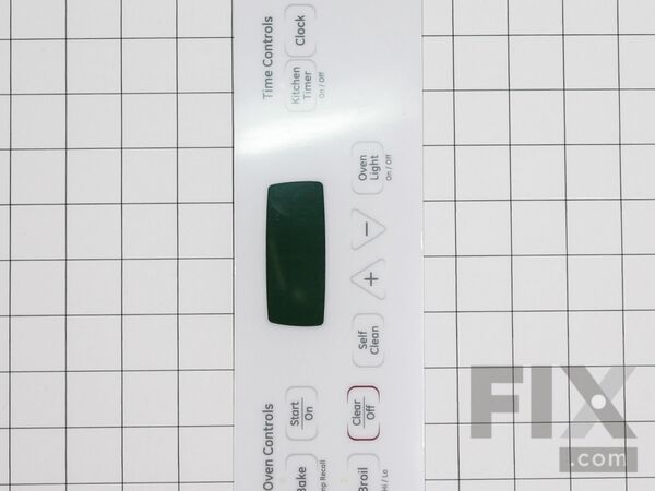 2321456-1-M-GE-WB27T11014-FACEPLATE GRAPHICS (White)