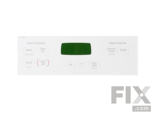2321467-1-M-GE-WB27T11025-FACEPLATE GRAPHICS (White)