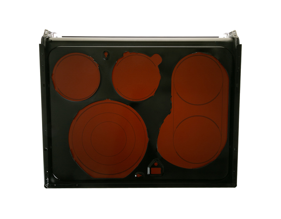 2322144-1-M-GE-WB62T10644- RANGETOP GLASS Assembly