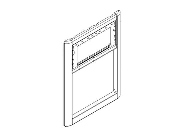 2324121-1-M-Whirlpool-2322507B-Bezel, Disp (Black)