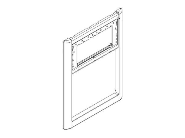 2324123-1-M-Whirlpool-2322507W-Bezel, Disp (White)