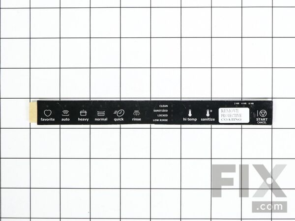 2331066-1-M-Frigidaire-154621403-Dishwasher Control Panel Overlay