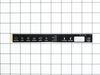 Dishwasher Control Panel Overlay – Part Number: 154621403