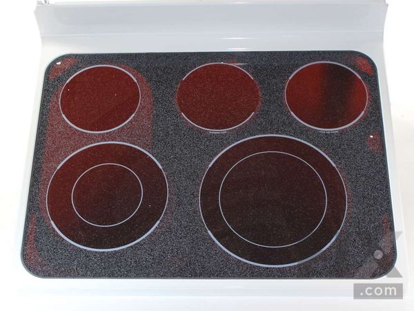 2339965-1-M-GE-WB62T10723- RANGETOP GLASS Assembly