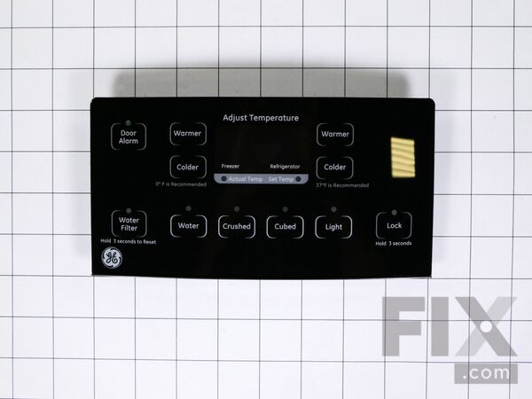 2340432-1-M-GE-WR55X10859-Dispenser Touchpad - Black