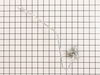 2342686-1-S-Frigidaire-316237704-Rear Burner Igniter/Orifice Assembly