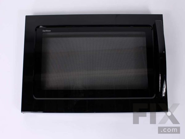 2350385-1-M-Whirlpool-W10245220-Black Microwave Door