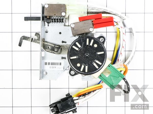 2359850-1-M-GE-WB14T10071-Door Lock Motor and Switch Assembly