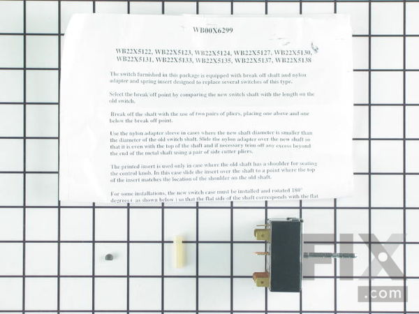 236259-1-M-GE-WB22X5122         -Oven Selector Switch