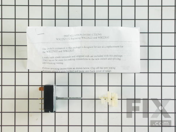 236268-1-M-GE-WB22X5134         -Selector Switch