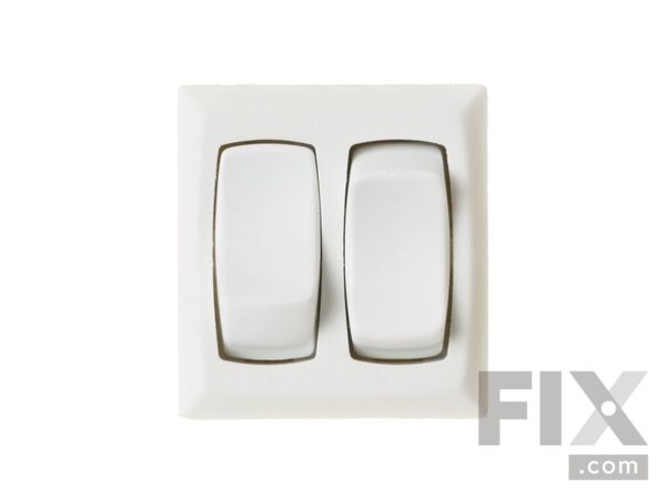 236481-1-M-GE-WB23X5096         -Light/Fan Switch - White