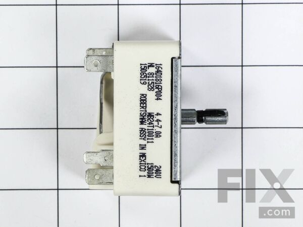 236738-1-M-GE-WB24T10011        -Surface Burner Switch - 6 Inch - 1500W