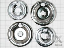 Chrome Drip Bowls - Kit of 4 – Part Number: W10278125