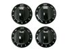 Black Knob Kit - Set of 4 – Part Number: WB03T10293
