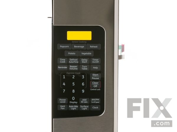 2369946-1-M-GE-WB07X11277- CONTROL PANEL Assembly Stainless Steel