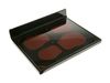 2370440-1-S-GE-WB57K10142-RANGE TOP AND GLASS Assembly